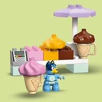 LEGO DUPLO Bluey Ice Cream Trip with Bluey - Toddler Toy For Kids, Boys, and Girls Ages 2+ - Includes Bluey Figure and Ice Cream Toy Stand - Sensory Toy for Pretend Play - Preschool Gift Idea - 10458, LEGO Ice Cream Trip wit 10458