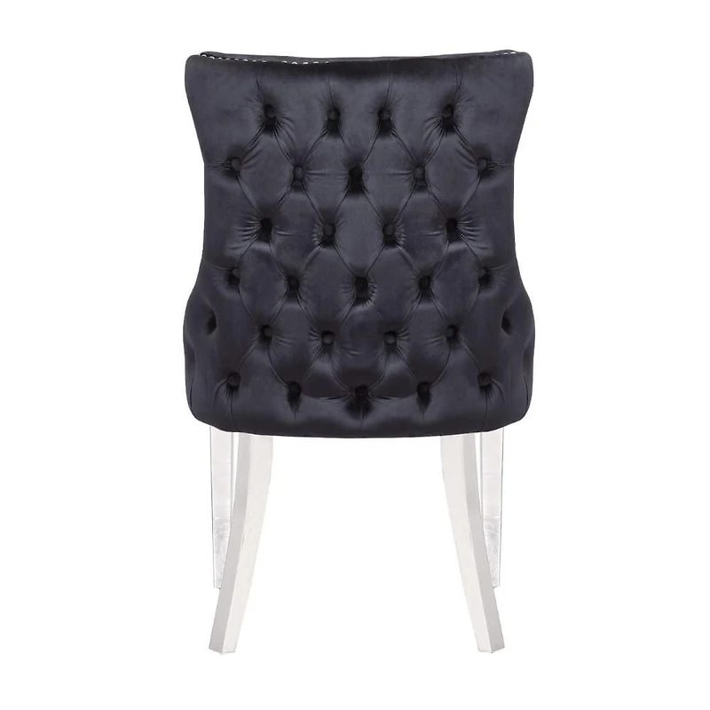 CHAISE STONEFORT – ACIER en noir ENSEMBLE DE 6