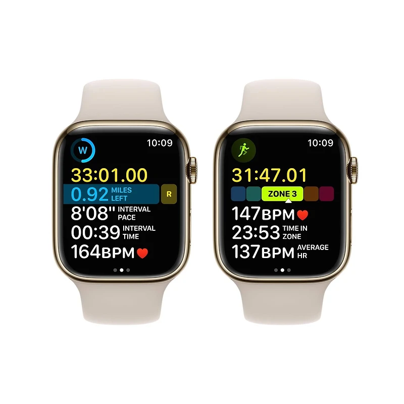 Apple Watch Series 8 + Cellular en acier inoxydable graphite