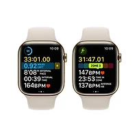 Apple Watch Series 8 + Cellular en acier inoxydable graphite