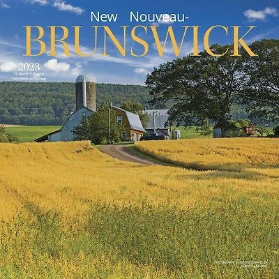New Brunswick | 2023 12x24 Inch Square Wall Calendar