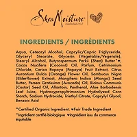 Revitalisant SheaMoisture Contrôle des frisottis Papaye et néroli pour cheveux bouclés sans parabènes