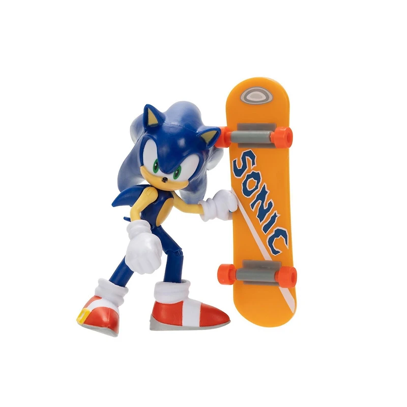 Sonic 4 Inch Figure - Sonic with Skateboard