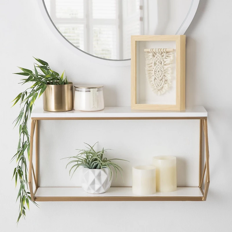 Œuvre d'art encadrée de Macramé tissé Design 1 hometrends