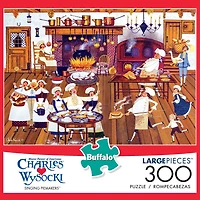 Buffalo Games Large Pieces Charles Wysocki Singing Piemakers 300 Piece Jigsaw Puzzle