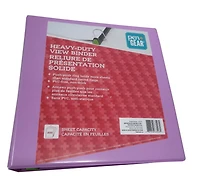PEN+GEAR HEAVY DUTY VIEW 1.5 BINDER PURPLE