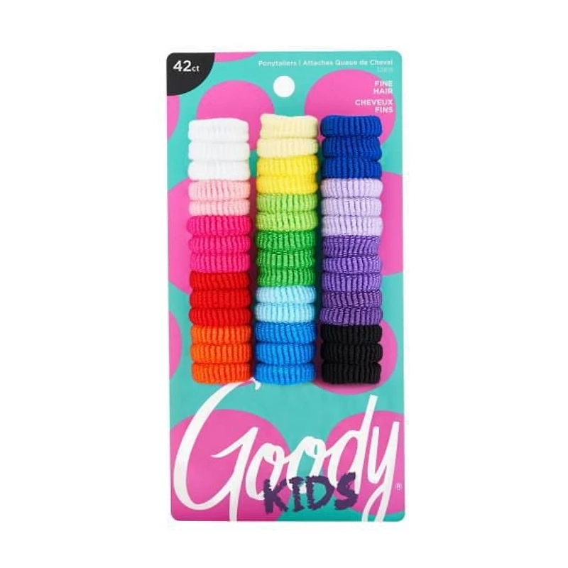 Goody Kids Ponytailers Mini Terry - 42Ct, Goody Kids Ponytailers