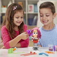 Play-Doh, salon de coiffure Coiffeur créatif, jeu créatif pour enfants à partir de 3 ans, 8 pots de 56 g de Play-Doh tricolore atoxique À partir de 3 ans