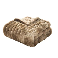Hometrends Reversible Faux Fur Throw, Super stylish & warm