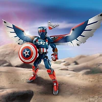 LEGO Marvel New Captain America Construction Figure - Buildable Action Figure - Birthday Gift for Boys and Girls Ages 8+ - Avengers Toy for Kids - Includes Super Hero Minifigures - 76296