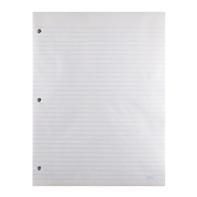 Recharge De Papier Ligné Hilroy College, Blanc, 100 Feuilles/Paquet