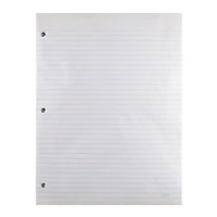 Recharge De Papier Ligné Hilroy College, Blanc, 100 Feuilles/Paquet