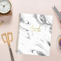 Blue Sky Marble Large Weekly/Monthly Planner for 2021-2022