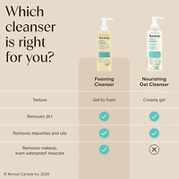 Nettoyant démaquillant Aveeno Calm+Restore, 232 ml