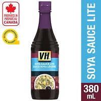 VH Gluten Free Soya Sauce Lite With 30% Less Sodium, 380mL