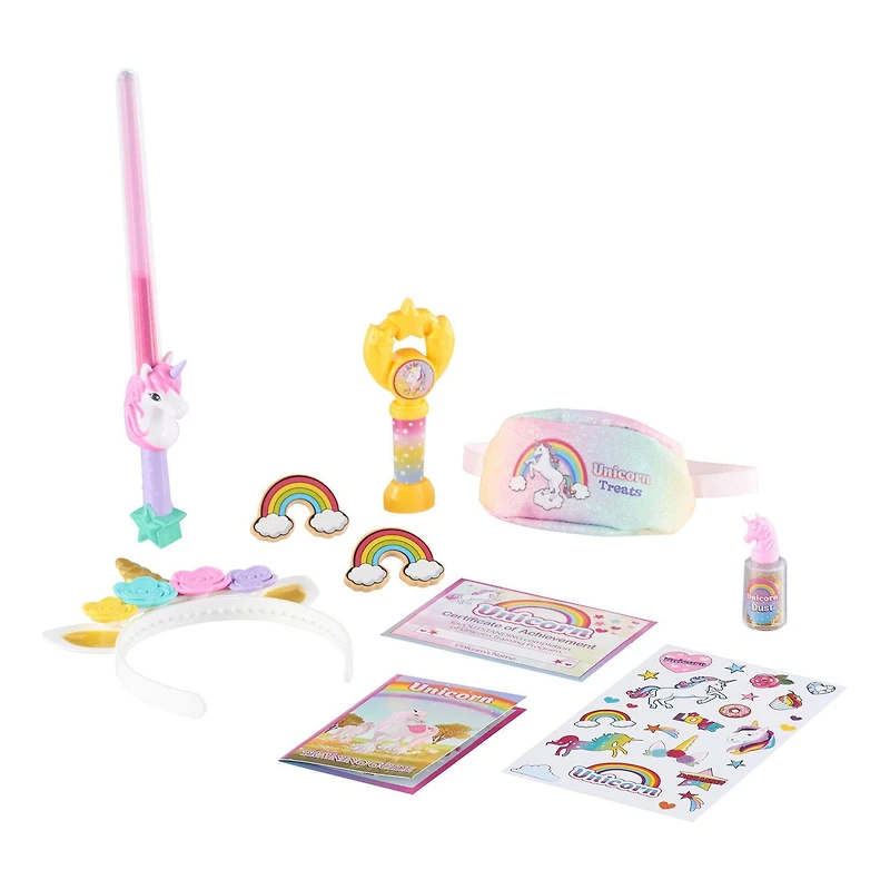 Ensemble de jeu Ma vie comme… un dresseur de licornes pour poupée de 45,7 cm : Pour dresseur de licornes