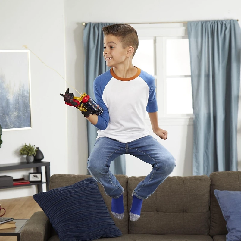 Marvel Spider-Man Super Web Slinger Role-Play Toy, Includes Web Fluid, 2-In-1 Shoots Webs or Water, For Kids Ages 5 and Up