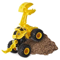 Monster Jam, Official Dugg Dirt Squad Excavator Monster Truck with Moving Parts, 1:64 Scale Die-Cast Vehicle