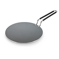 Utsava 10.5 Inch Tri-Ply Clad Stainless Steel Ceramic Nonstick Concave Dosa Tawa