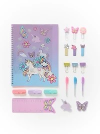 BUTTERFLY STATIONARY BACKPACK SET