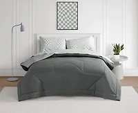 Bco Home 4 Pieces Ensemble de lit Rafraîchissant Gris 1 place/long