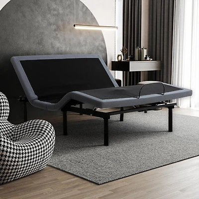 Base de lit ajustable Aera avec télécommande sans fil, Grand