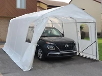 Car Shelter 11 ft. X 16 ft. in White