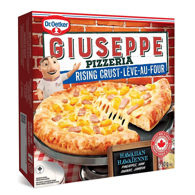 Dr. Oetker Giuseppe Pizzeria pizza lève-au-four Hawaïenne 730G