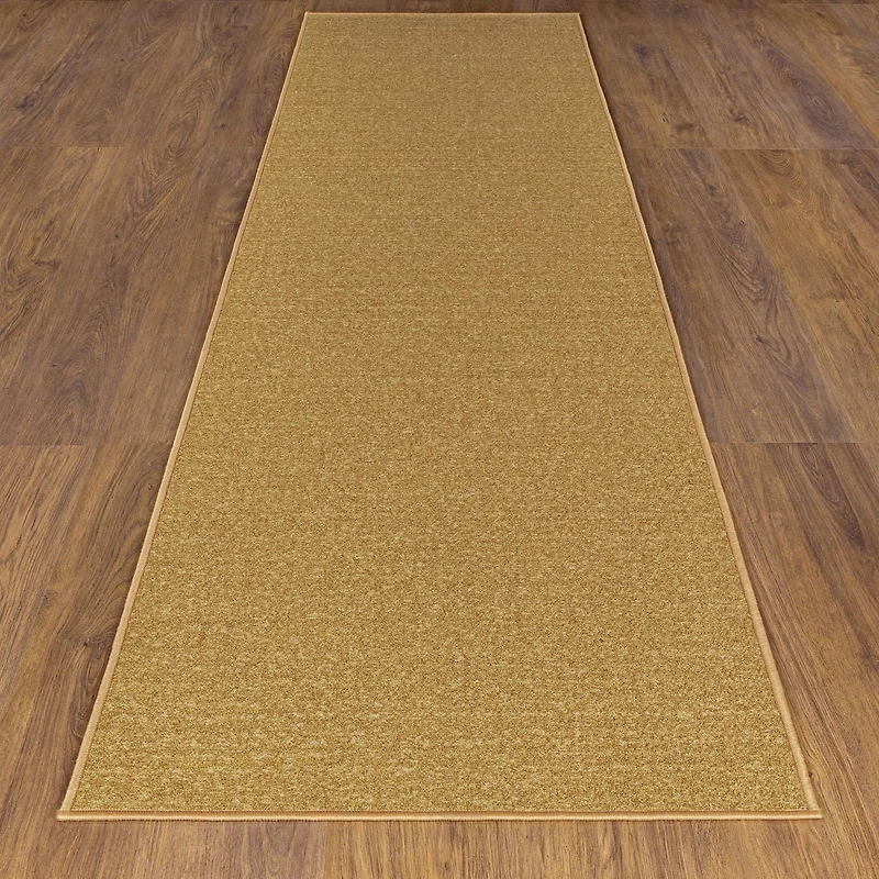 Tapis de couloir à motif de solide à sous-couche en caoutchouc de la collection Ottohome