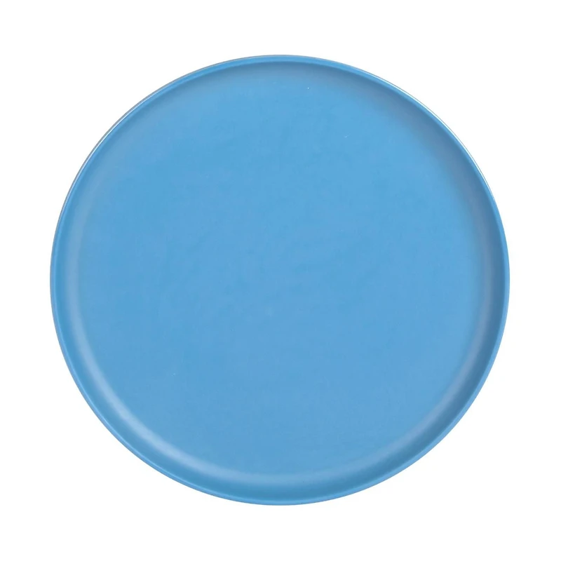 Gibson Home Canyon Crest 12 Piece Melamine Dinnerware Set, Dark Blue, Matte Finish