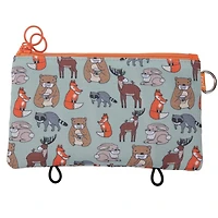 KIT DU ZIPIT Face-It, Pochette avec matériau antibactérien + masque facial assorti (Animaux Gris)
