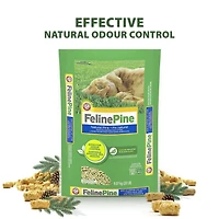 Litière pour chat naturelle non agglomérante Feline Pine Arm & Hammer, 9,07 KG, parfum naturel de pin, contrôle efficace des odeurs, sécuritaire pour les chatons Pin naturel