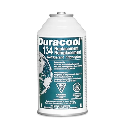 Réfrigérant de remplacement Duracool® 12a/134 6 oz. Can Mobile A/C Refrigerant, contient Duracool® A/C Oil Chill™