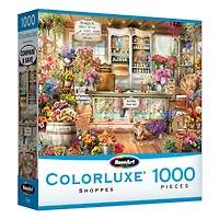 RoseArt - Colorluxe 1000 pièces - Fleuriste toutes saisons- Puzzle emboîtable pour adulte