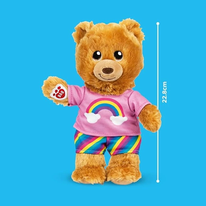 Build-a-Bear Workshop Furtastic Bear and Outfit Pack STYLE 1 RAINBOW