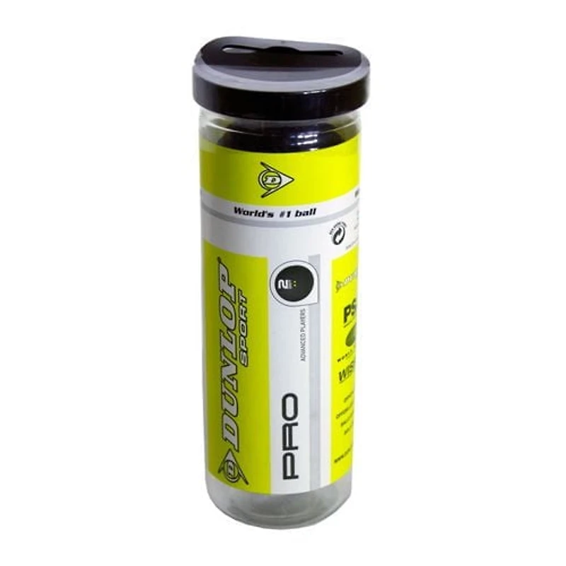 Balles de squash Dunlop, paq./3