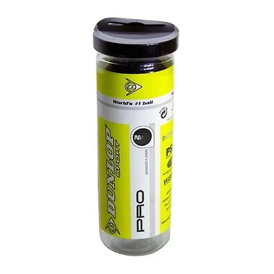 Balles de squash Dunlop, paq./3