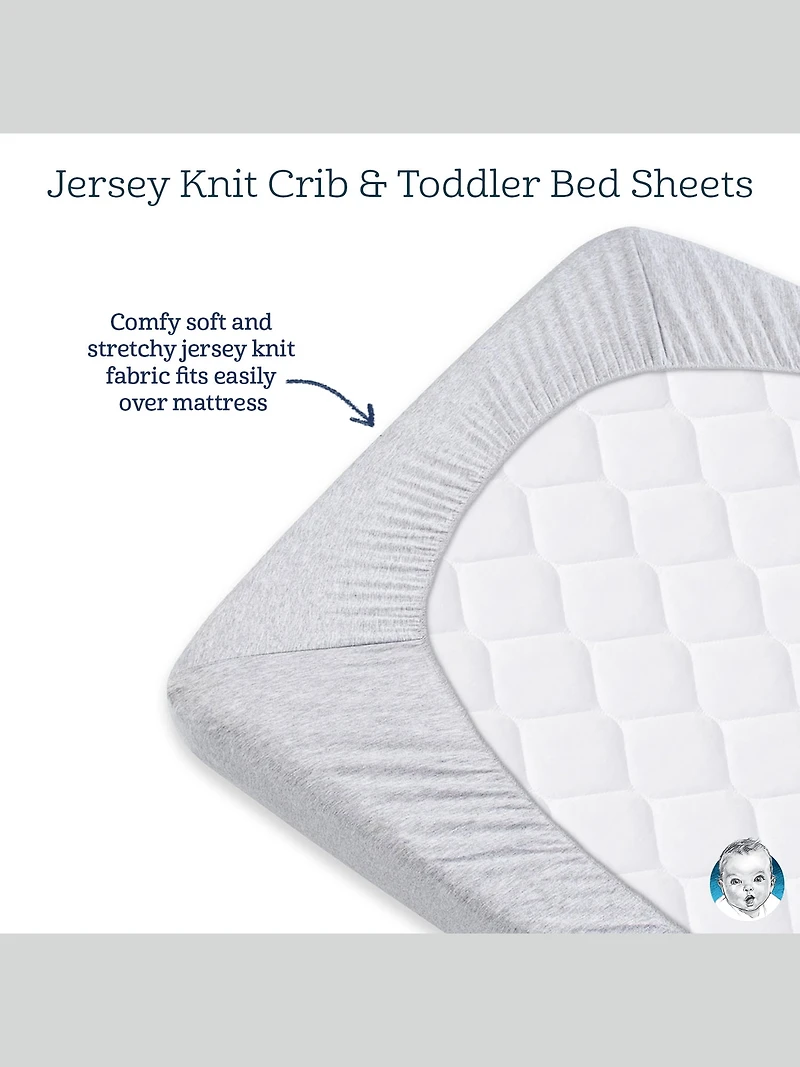 Gerber - Crib Sheet - Girl - Pink Stripe - 1 Pack, Sized 28" x 52"