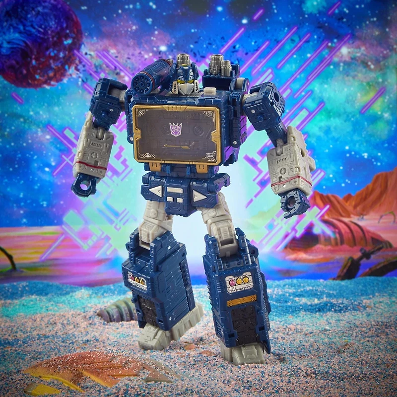Transformers Generations Legacy, figurine Soundwave classe Voyageur, pour enfants à partir de 8 ans, 17,5 cm