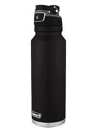 Coleman FreeFlow AUTOSEAL® 1.2L Bouteille D'eau Isolée En Acier Inoxydable, Noir 40oz/1.2L, Sans BPA