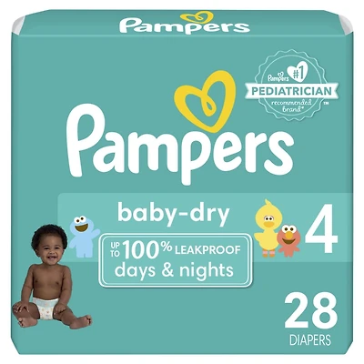 Pampers Baby Dry Diapers - Jumbo Bag
