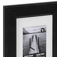 Cadre à photo swift 5 x 7 po à 3.5 x 5 po noir 12x17,78 cm à 8,89x12,7 cm