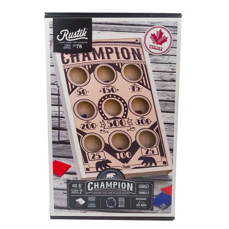 Rustik Jeu de Poches Champion