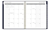 2027 Mead® Lily of Valley Large Weekly and Monthly Planner