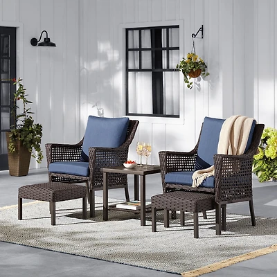 Ensemble causerie 5 pièces pour patio Belmont HOMETRENDS