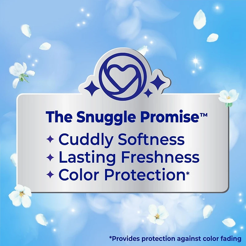 Snuggle Cuddle-Up Fresh adoucissant textile, 138 brassées, 2,77 l 1 bouteille, 2,77 l