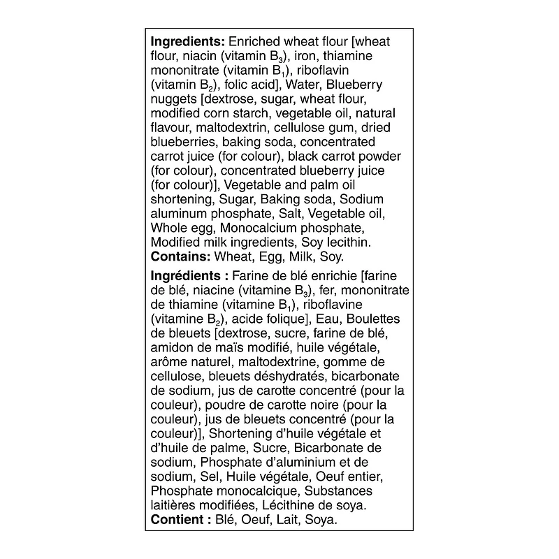 EGGO Blueberry Flavour Waffles, 280g (8 waffles), 280g, 8 waffles