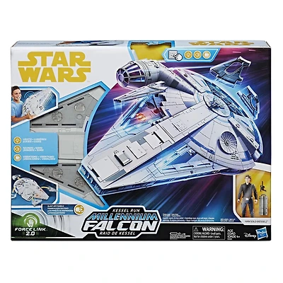 Star Wars Force LINK 2.0 Kessel Run Millennium Falcon with Han Solo Figure
