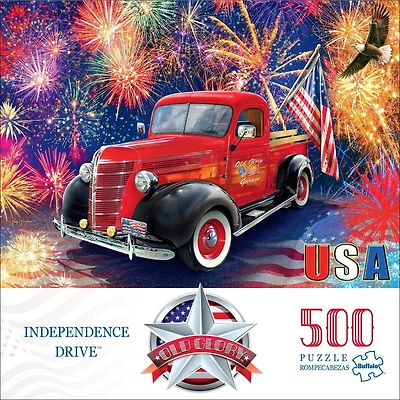 Buffalo Games - Old Glory - Independence Drive - 500 Piece Jigsaw Puzzle
