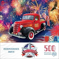 Buffalo Games - Old Glory - Independence Drive - 500 Piece Jigsaw Puzzle